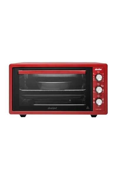 Simfer 4505 Kırmızı 45 Litre Midi Fırın