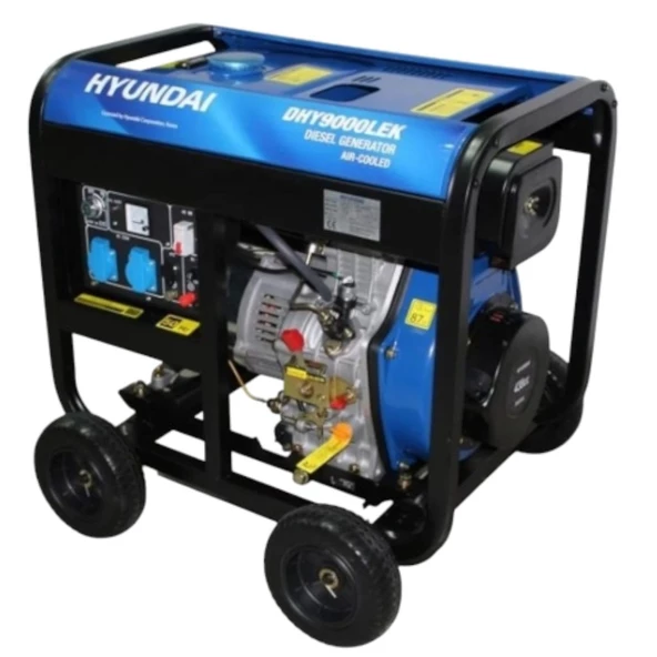 Hyundai DHY9000LEK Dizel Marşlı Jeneratör 7,5kVA - 2