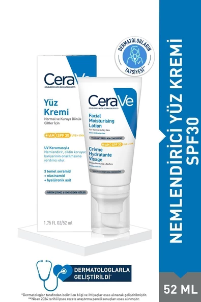 CeraVe Nemlendirici SPF30+ Yüz Kremi 52ML
