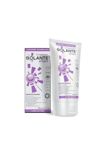 Solante Pregna Spf 50 Güneş Koruyucu Losyon 150 ml