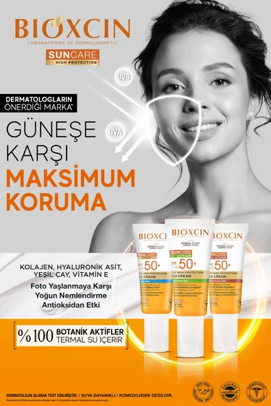 Bioxcin Sun Care Lekeye Eğilimli Ciltler Için Spf 50 Güneş Kremi 50 ml - 2