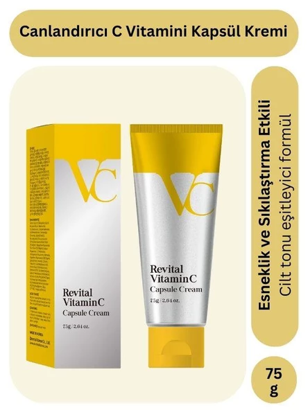 Dr+MEDM Revital Vitamin C Cilt Canlandırıcı, Ton Eşitleyici ve Sıkılaştırıcı Krem 75 ml