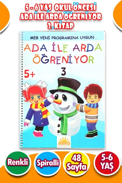 Ada ile Arda Öğreniyor Seti 3. Kitap - 48 Sayfa