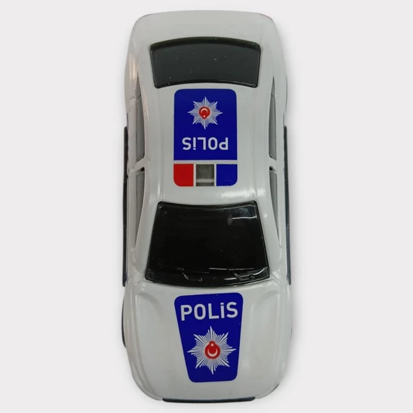 Çek Bırak TOGG Polis Arabası -Beyaz Sedan - 5