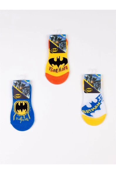 Batman Lisanslı 3 Çift Çocuk Sneakers Çorap 19817 - 2