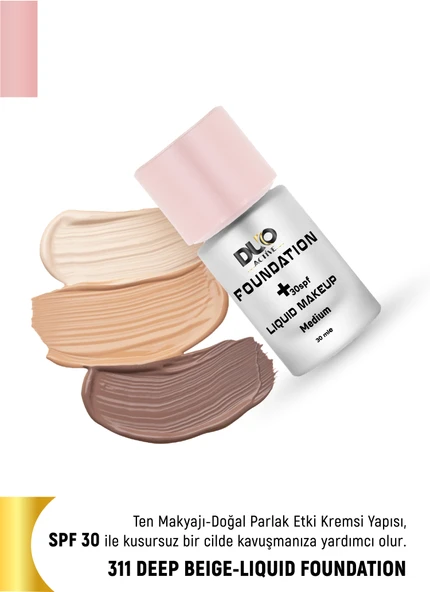 Spf 30 Ligunid Makeup Foundation Medium - 2
