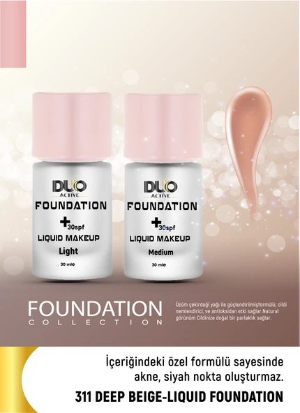 Spf 30 Ligunid Makeup Foundation Medium - 3