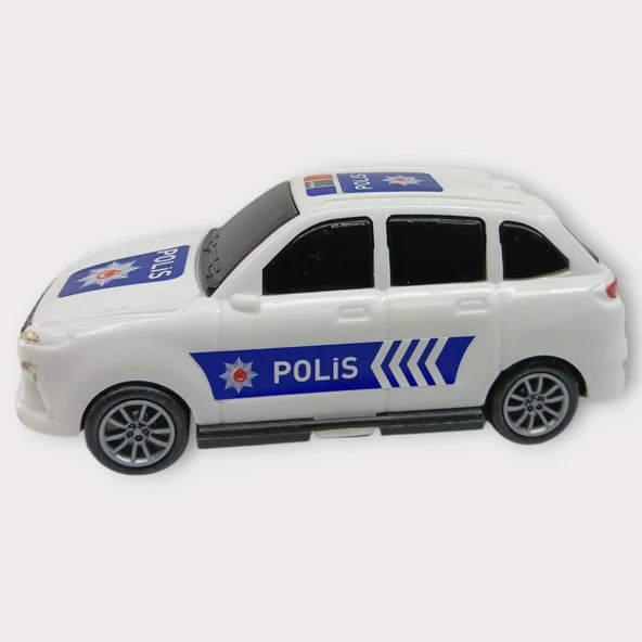 Çek Bırak TOGG Polis Arabası -Beyaz Hatchback - 2