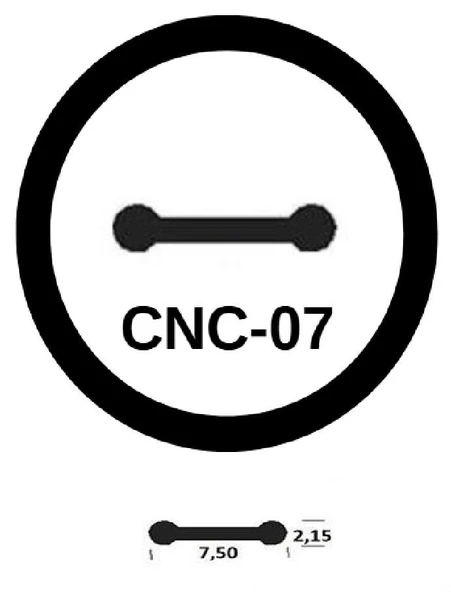 Contacall Cnc Kızak Fitili Cnc Sıyırıcı Contası 5 Metre Siyah