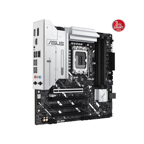 ASUS PRIME Z890M-PLUS WIFI Intel Z890 Soket 1851 8400Mhz DDR5 WIFI7 mATX Anakart - 2