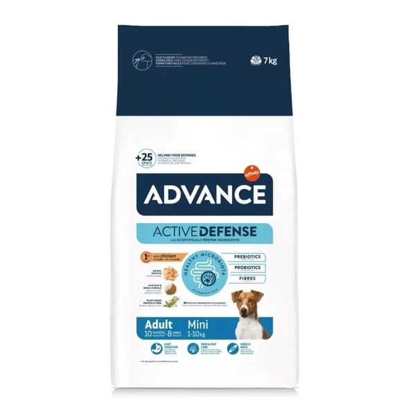 Advance Dog Mini Adult Kuru Köpek Maması 7 Kg