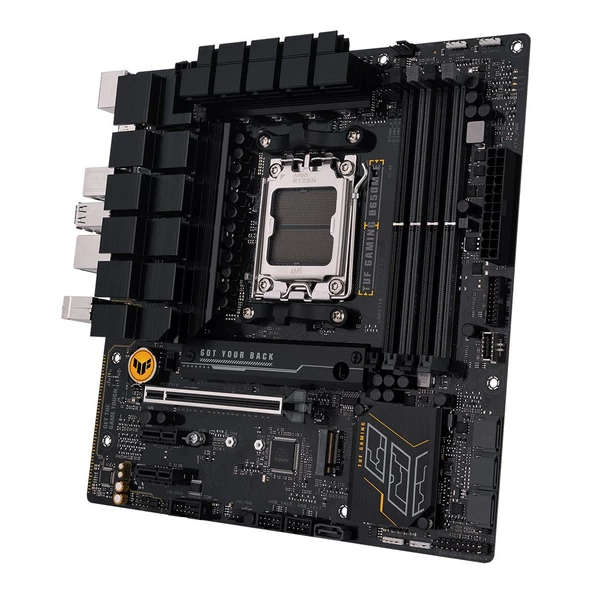 ASUS TUF GAMING B650M-E Amd B650 Soket AM5 6400 Mhz AURA RGB mATX Anakart - 5