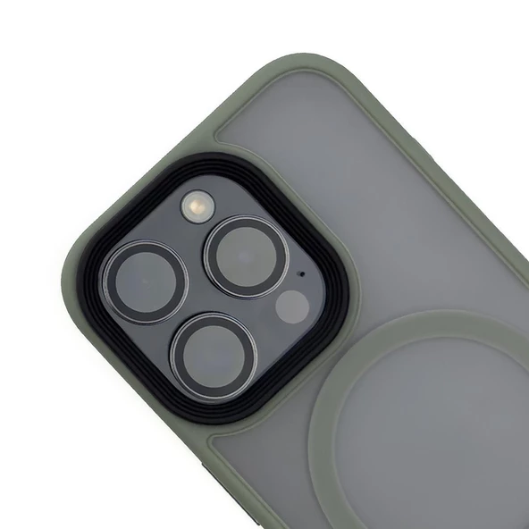 Iphone 13 Solis MagSafe Kılıf - Gri  Gri - 5