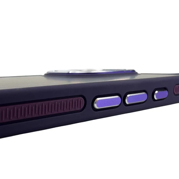 Iphone 15 Pro Max Toland MagSafe Kılıf - Mor  Mor - 5