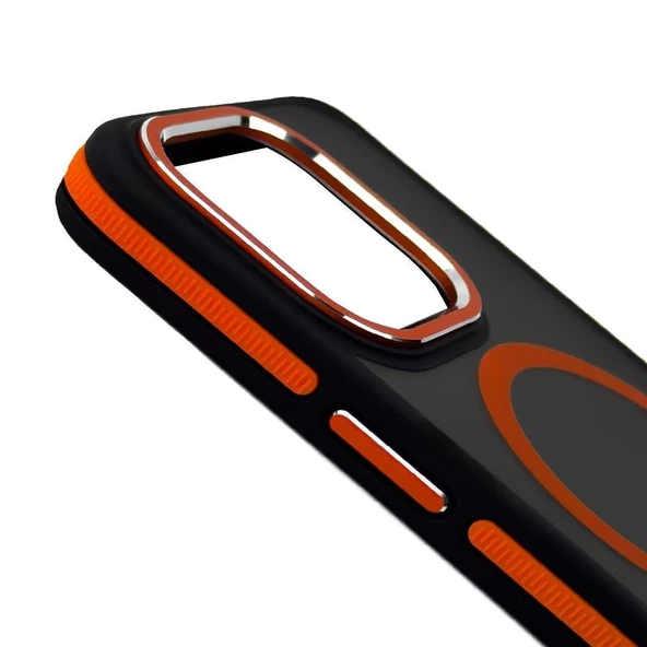 Iphone 14 Plus Toland MagSafe Kılıf - Turuncu  Turuncu - 2