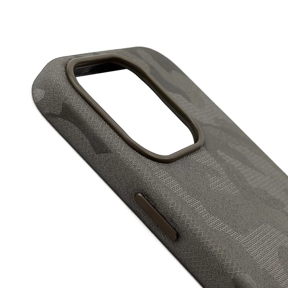Iphone 15 Pro Max Fortis Kamuflaj Kılıf - Gri Gri - 3