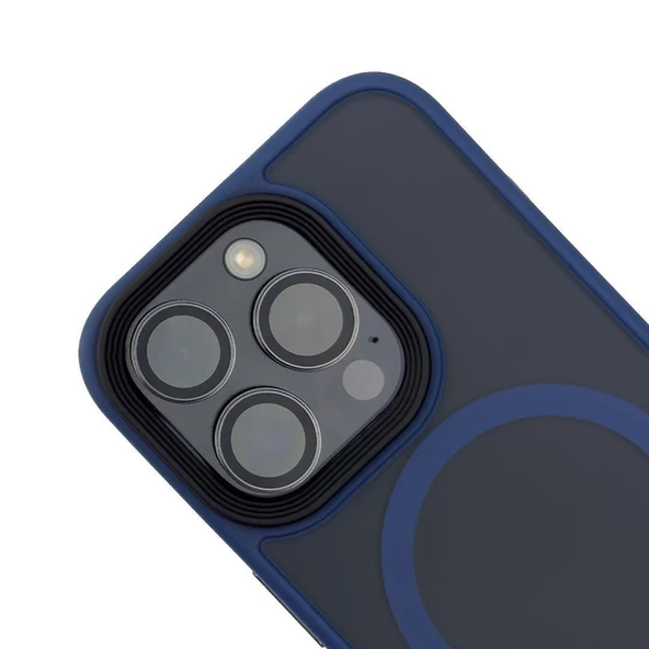 Iphone 11 Solis MagSafe Kılıf - Lacivert  Lacivert - 5