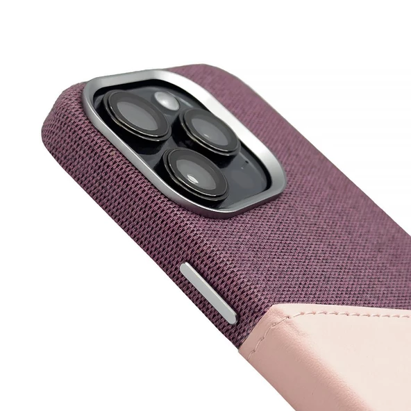 Iphone 12 Elega Deri Kılıf - Pembe Pembe - 4