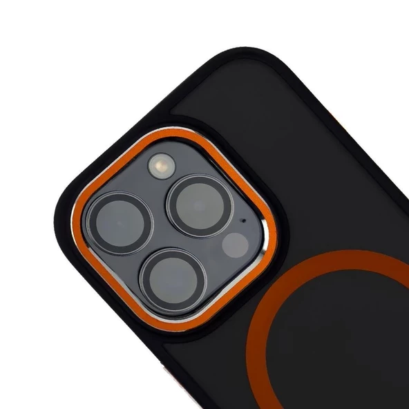 Iphone 14 Plus Toland MagSafe Kılıf - Turuncu  Turuncu - 4