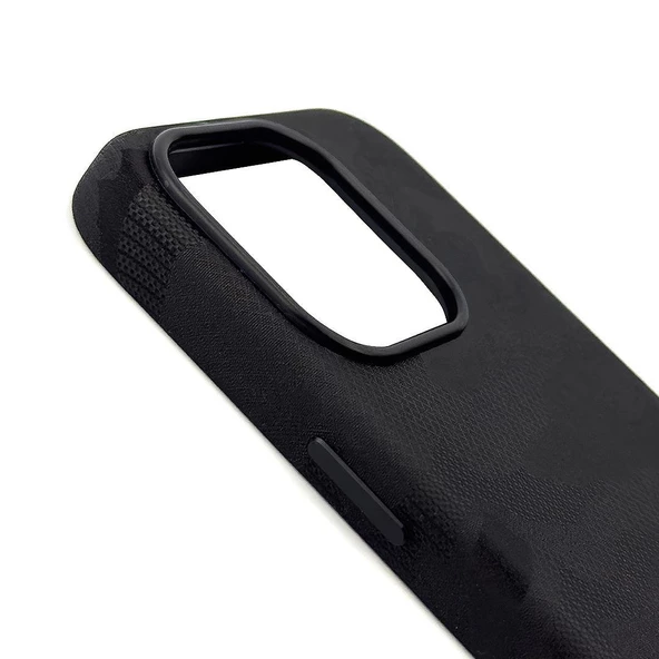 Iphone 14 Pro Max Fortis Kamuflaj Kılıf - Siyah Siyah - 3