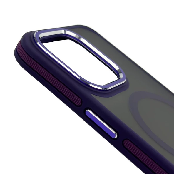 Iphone 13 Toland MagSafe Kılıf - Mor  Mor - 2