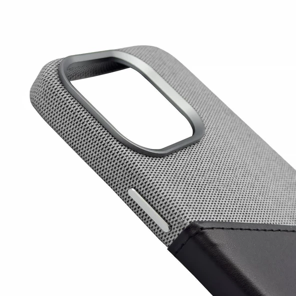 Iphone 15 Elega Deri Kılıf - Siyah Siyah - 3