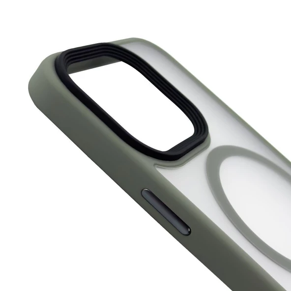 Iphone 13 Solis MagSafe Kılıf - Gri  Gri - 3