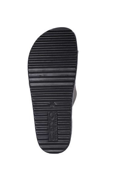 Ceyo BAHAMA-10 Anatomik Taban Erkek Terlik Haki 40-45 - Resim 5