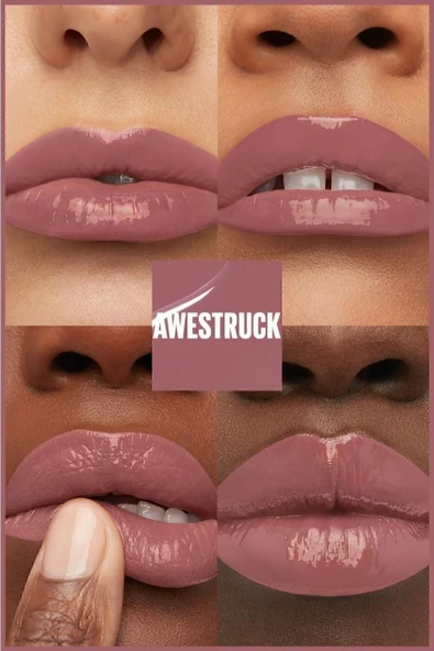 MAYBELLİNE NEW YORK SUPER STAY VİNYL INK UZUN SÜRE KALICI LİKİT PARLAK RUJ 110 AWESTRUCK - 3