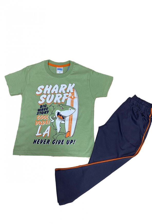 SezonFashion Shark Kısa Kol Pijama Takım TYC00148312478