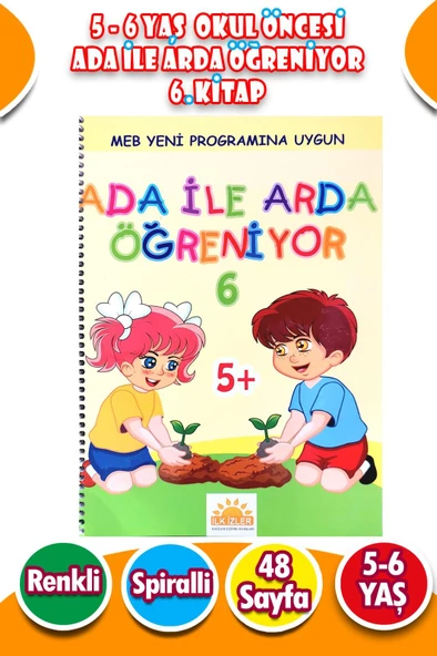 Ada ile Arda Öğreniyor Seti 6. Kitap - 48 Sayfa