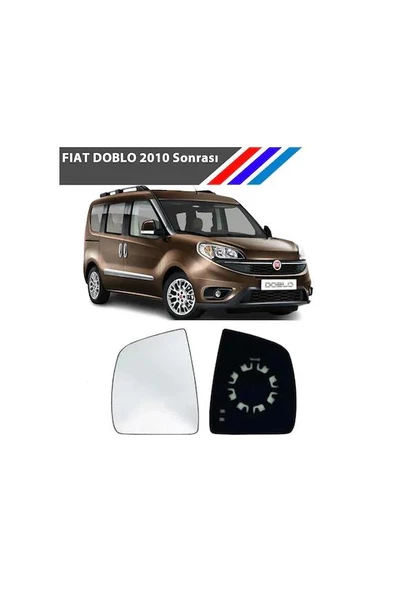 Doblo 3 Kasa Sol Dış Ayna Camı Sürücü Tarafı Mekanik Tip 71765379 M3480 - 3