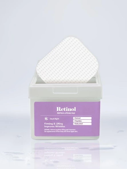 Dermal Retinol Peptide Kırışıklık Önleyici Onarıcı ve Sıkılaştırıcı Bakım Pedleri 120 Adet - Resim 3