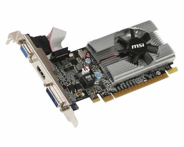 MSI 1GB N210-1GD3/LP DDR3 64Bit HDMI VGA DP - 2
