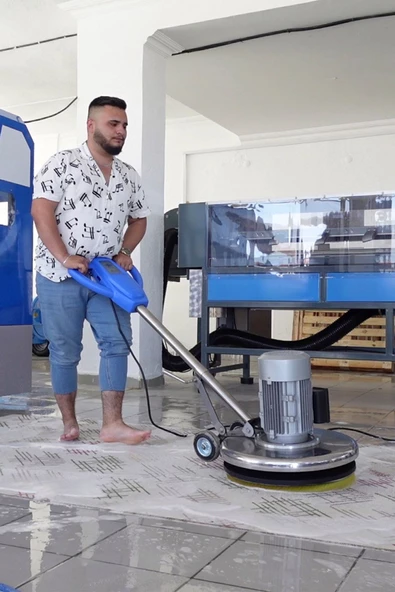 CLEANVAC SC 50 HALI FIRÇALAMA MAKİNASI ÇELİK GÖVDELİ AĞIR HİZMET MODELİ - 5