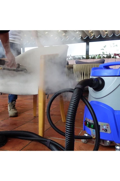 CLEANVAC C90 BUHARLI HALI KOLTUK YIKAMA MAKİNASI KROM AKSESUARLI MODEL - 2