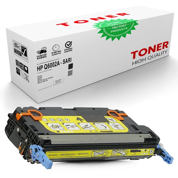 HP 124A | Q6002A Sarı Muadil Toner /WB/124A/1600/2600/2600TN/2605/CM101