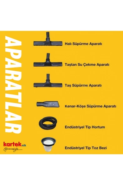 CLEANVAC EWD803 SANAYİ TİPİ HALI KOLTUK YIKAMA MAKİNASI 4 MOTORLU - 3