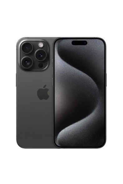 YENİLENMİŞ APPLE İPHONE 15 PRO 256 GB SİYAH TITANIUM BGRADE