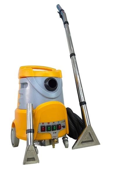 CLEANVAC C90 Buharlı Halı Koltuk Yıkama Makinası Krom Aksesuarlı Model C-90 - 2