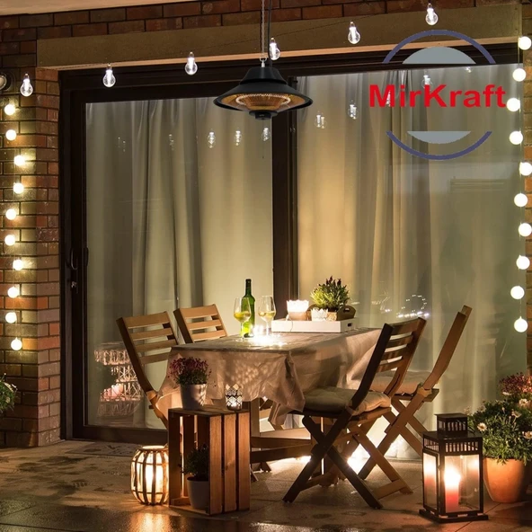 MirKraft Elirg Light 2000 W Tavan Infrared Isıtıcı - 4