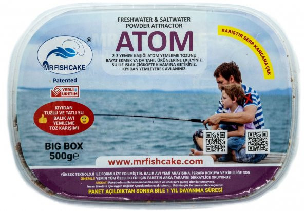 ATOM ÖZEL TATLI VE TUZLU SU YEMLEME KARIŞIMI (MAZMOZ) (500 Gr) - 2