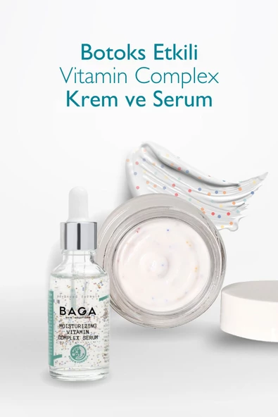 Botoks Etkili Nemlendirici Vitamin Complex Krem ve Serum