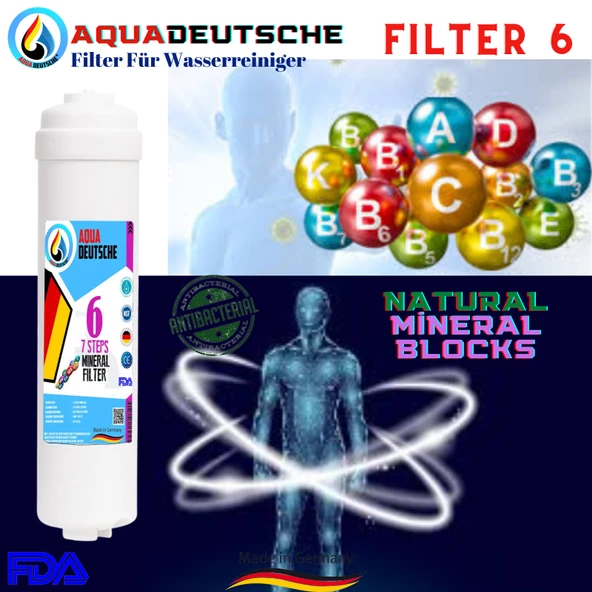 AQUA DEUTSCHE AÇIK KASA SU ARITMA CİHAZI 7 FİLTRE 14 AŞAMALI SET - Resim 6