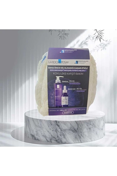 La Roche Posay - Mela B3 Serum I Mela B3 Yüz Temi̇zleme Jeli̇ Çanta