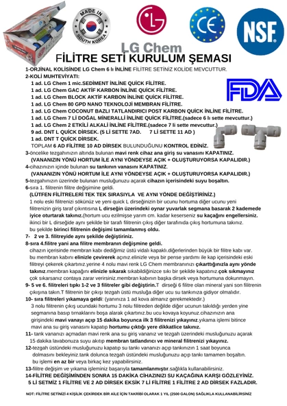 AQUA DEUTSCHE AÇIK KASA SU ARITMA CİHAZI 7 FİLTRE 14 AŞAMALI SET - Resim 9