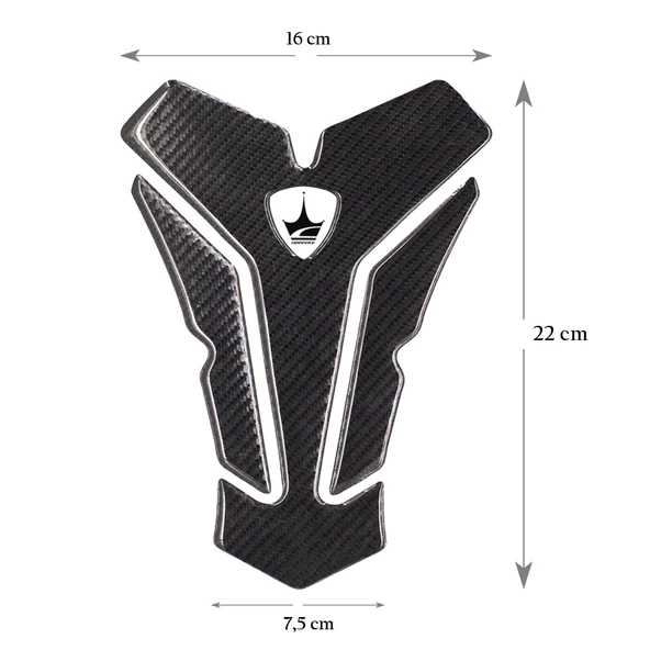 Grippatch Ducati, Mv Agusta ile Uyumlu Universal 6D Karbon Tank Pad GC09 - 2