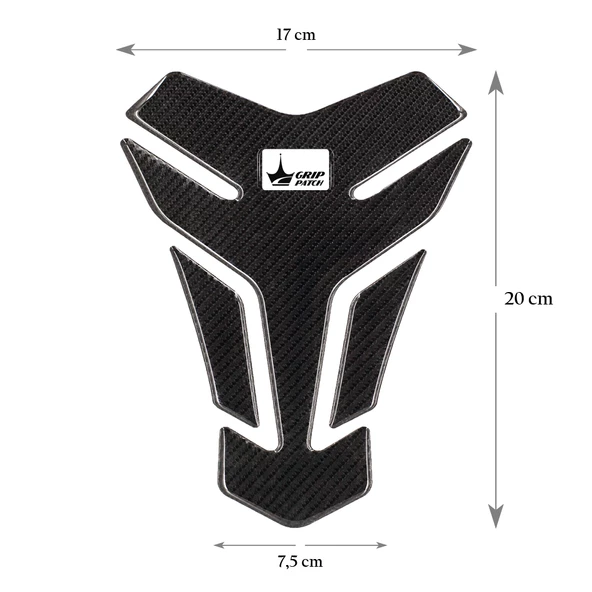 Grippatch Aprilla, KTM, Kawasaki, Suzuki ile Uyumlu Universal 6D Karbon Tank Pad GC01 - 2