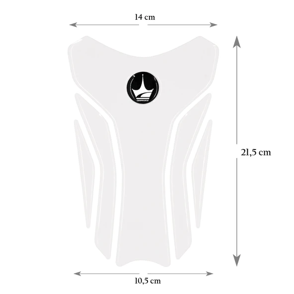 Grippatch Yamaha, BMW, Honda ile Uyumlu Universal Şeffaf Tank Pad GT07 - 2