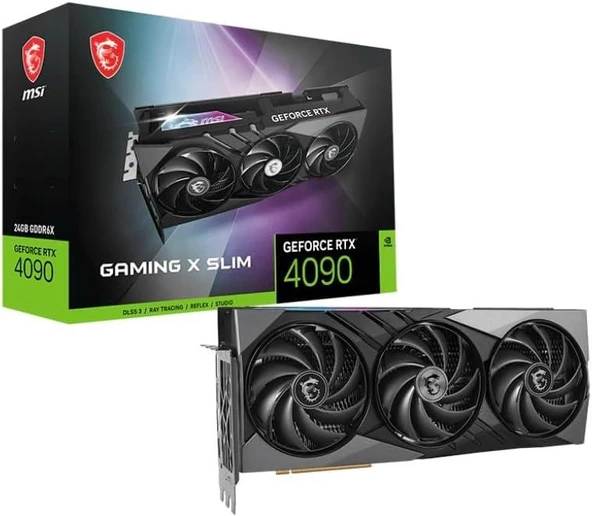 MSI RTX 4090 Gaming X Slim 24G 384 Bit GDDR6X 24 GB Ekran Kartı - Teşhir